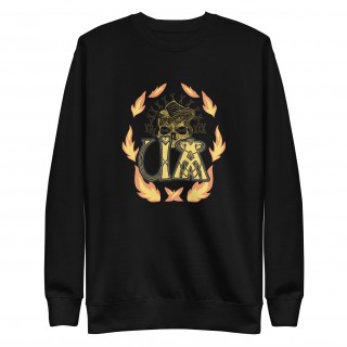 Sweatshirt with a Cossack skull